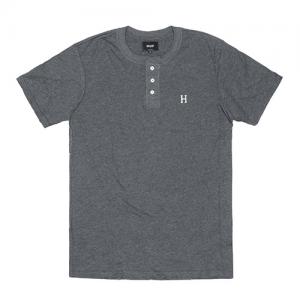 CLASSIC H S/S HENLEY-GRAY